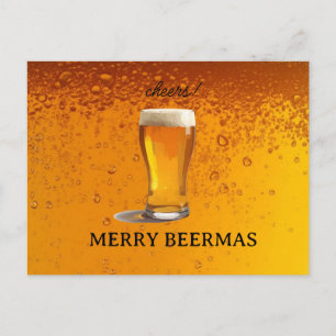 Cartes Pour Fêtes Annuelles Magasin de logo vintage de bar à bière entreprise