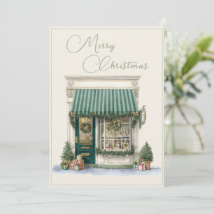 Cartes Pour Fêtes Annuelles Magasin de Noël Joyeux Noël Vintage Noël
