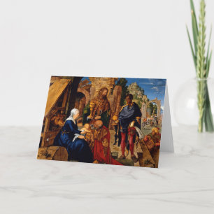 Cartes Pour Fêtes Annuelles Magi Adoration Baby Jesus