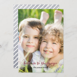 Cartes Pour Fêtes Annuelles Magic Dust Photo Holiday Card