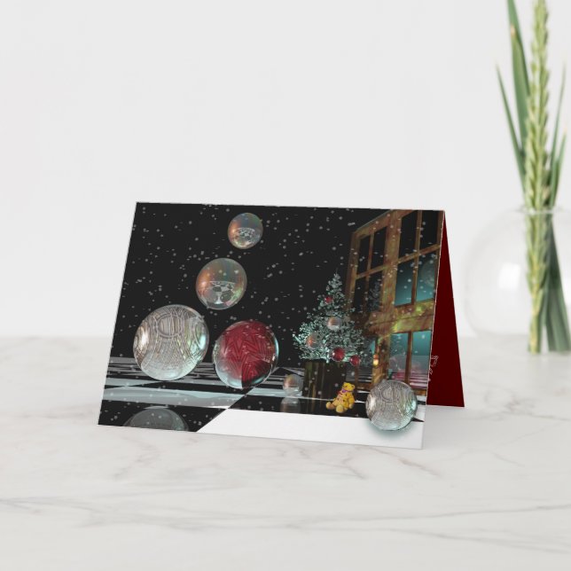 Cartes Pour Fêtes Annuelles Magical Christmas card with texte (Devant)