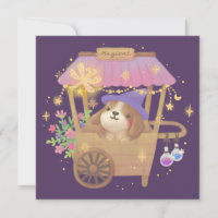 Magicien Chiot : Chariot de Vendeur Magique Vintag
