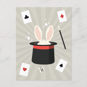 Cartes Pour Fêtes Annuelles Magicien Show Enfants