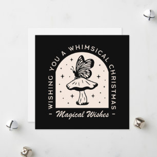 Cartes Pour Fêtes Annuelles Magie fantasque voeux de Noël sorcière