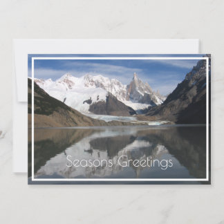 Cartes Pour Fêtes Annuelles Magnifique Cerro Torre, Patagonie, Vue sur la mont