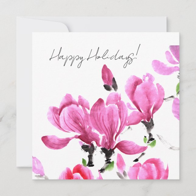 Cartes Pour Fêtes Annuelles Magnolia (Devant)