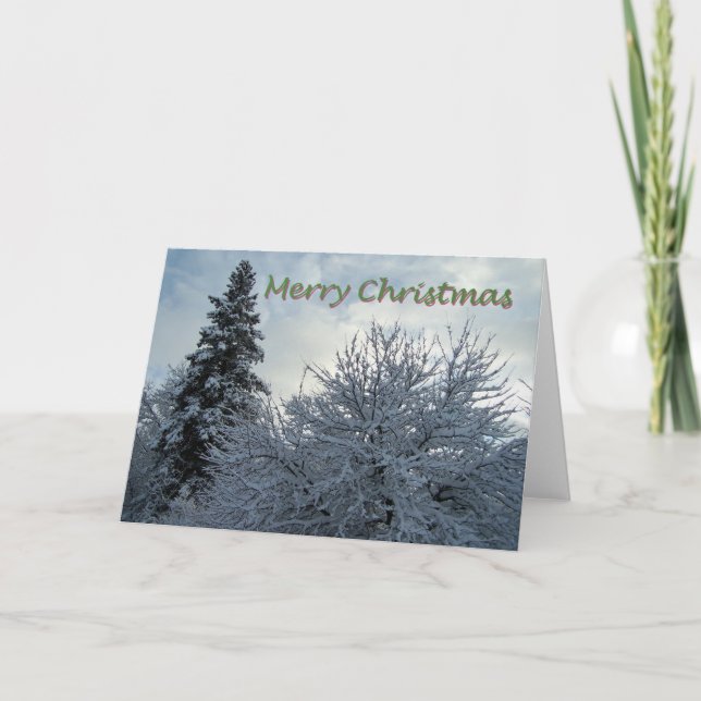 Cartes Pour Fêtes Annuelles Maine Christmas (Devant)