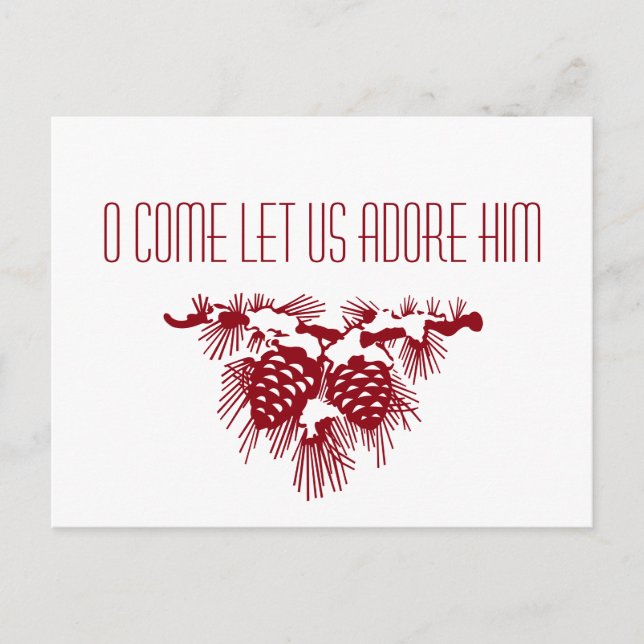 Cartes Pour Fêtes Annuelles Maintenez le Christ dans Noël dans les chrétiens (Devant)