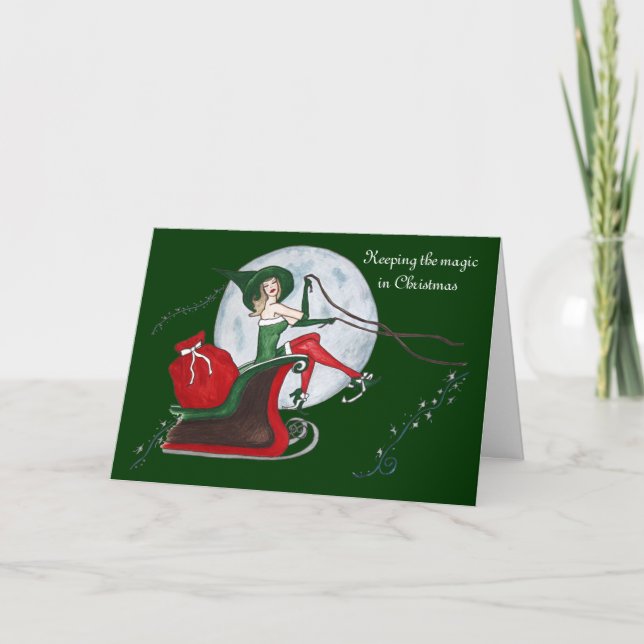 Cartes Pour Fêtes Annuelles Maintenir la magie dans Noël (Devant)