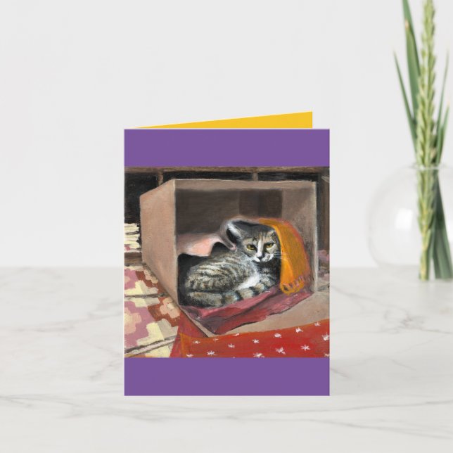 Cartes Pour Fêtes Annuelles Mais j'ai besoin de cette boîte ! Christmas Kitty  (Devant)