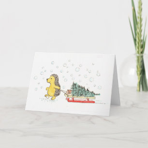 Cartes Pour Fêtes Annuelles Maison avec l'arbre