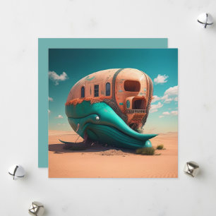 Cartes Pour Fêtes Annuelles Maison de la baleine du désert