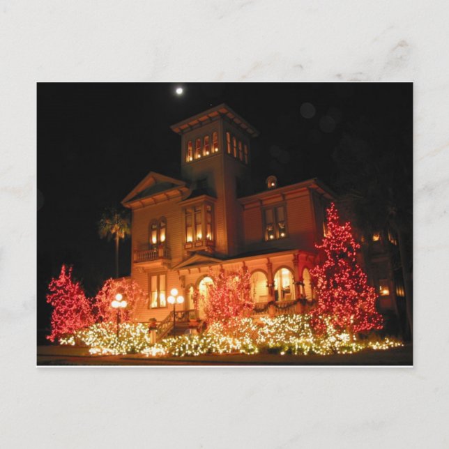 Cartes Pour Fêtes Annuelles Maison de Noël (Devant)