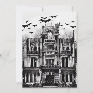 Cartes Pour Fêtes Annuelles Maison hantée