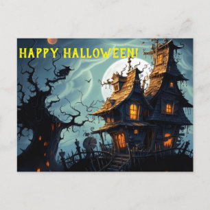Cartes Pour Fêtes Annuelles Maison haunted