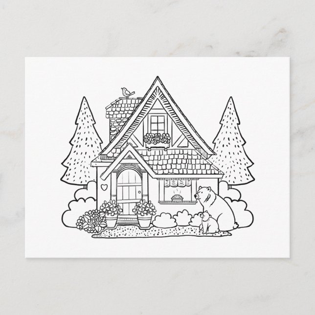 Cartes Pour Fêtes Annuelles Maison Mar (Devant)