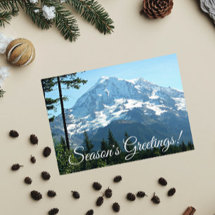 Cartes Pour Fêtes Annuelles Majestic Mount Rainier Photo