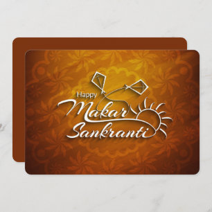 Cartes Pour Fêtes Annuelles Makar Sankranti
