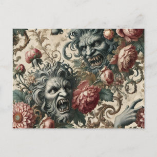 Cartes Pour Fêtes Annuelles Malveillance Doppelganger - gothique victorien