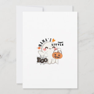 Cartes Pour Fêtes Annuelles Mama’s Boo – Joli Kawaii Halloween Boo 2025 Graphi