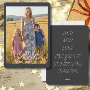 Cartes Pour Fêtes Annuelles Maman a établi la photo de la fête des mères