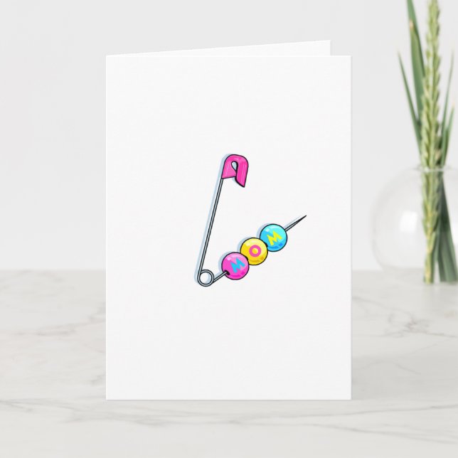 Cartes Pour Fêtes Annuelles Maman (broche) (Devant)