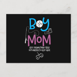 Cartes Pour Fêtes Annuelles Maman drôle de garçons Maman fière Bonne fête des