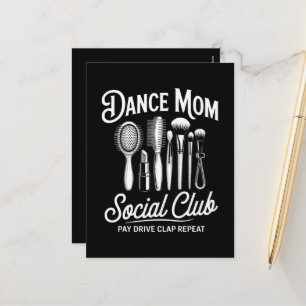 Cartes Pour Fêtes Annuelles Maman du club social de maman de danse