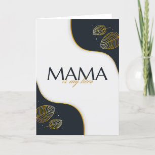 Cartes Pour Fêtes Annuelles Maman est mon héros