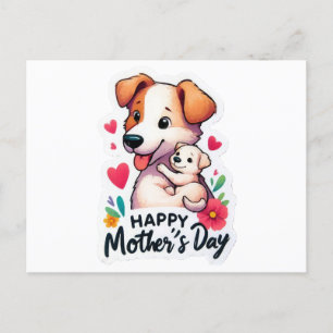 Cartes Pour Fêtes Annuelles Maman Fête des mères chien animal