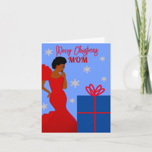 Cartes Pour Fêtes Annuelles Maman Glam African American Christmas Card