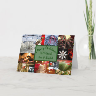 Cartes Pour Fêtes Annuelles Maman spéciale et beau-père Noël