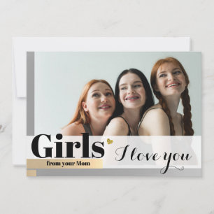 Cartes Pour Fêtes Annuelles Maman t'aime Photo