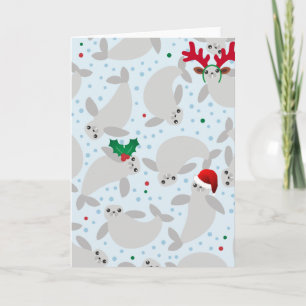 Cartes Pour Fêtes Annuelles manat de noël