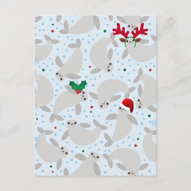 Cartes Pour Fêtes Annuelles manat de noël (Devant)