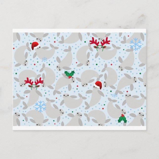 Cartes Pour Fêtes Annuelles manat de noël (Devant)