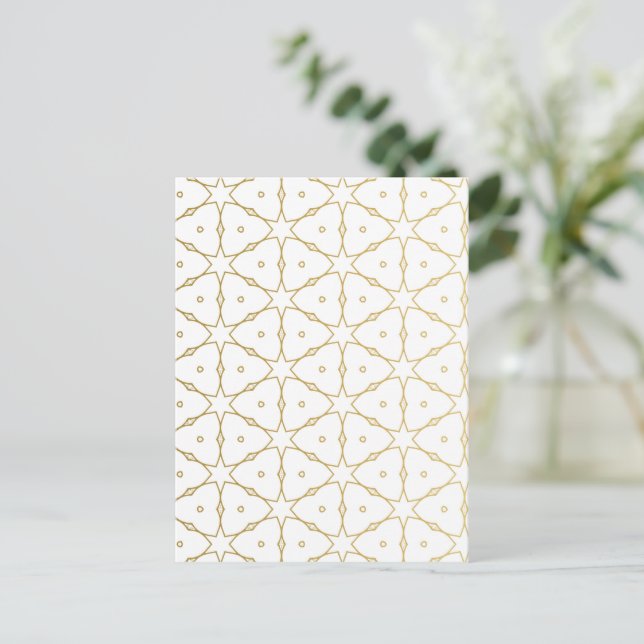 Cartes Pour Fêtes Annuelles Mandala 52 de luxe (Debout devant)