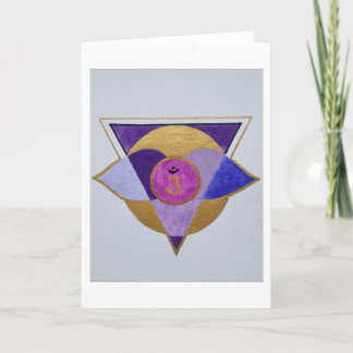 Cartes Pour Fêtes Annuelles Mandala Third Eye