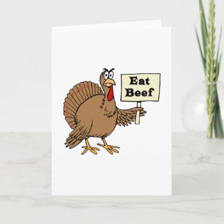 Cartes Pour Fêtes Annuelles Manger du boeuf