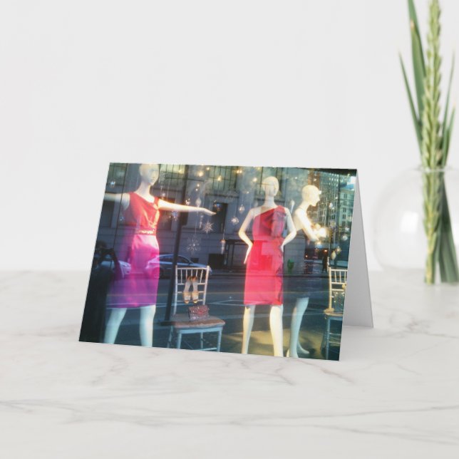 CARTES POUR FÊTES ANNUELLES MANNEQUINS AIME FAIRE LA FÊTE AUSSI (Devant)