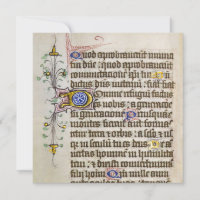 Manuscrit enluminé médiéval