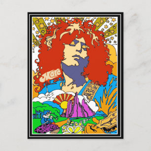 Cartes Pour Fêtes Annuelles Marc Bolan Pop Art