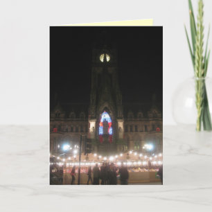 Cartes Pour Fêtes Annuelles Marché allemand carré de Noël d'Albert, Manchester