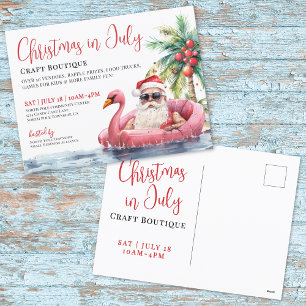 Cartes Pour Fêtes Annuelles Marché de la boutique Noël en juillet
