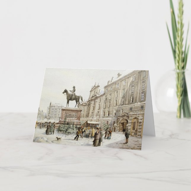 Cartes Pour Fêtes Annuelles Marché de Noël à Am Hof Vienna (Devant)