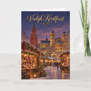 Cartes Pour Fêtes Annuelles Marché de Noël de Maastricht Joyeux Noël