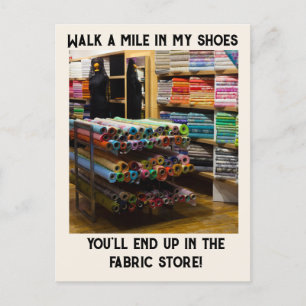 Cartes Pour Fêtes Annuelles Marcher un mile à mes chaussures