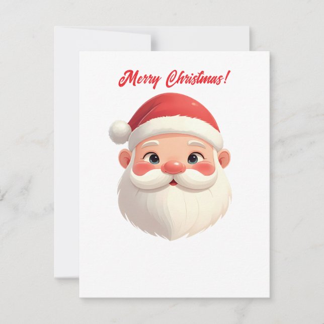 Cartes Pour Fêtes Annuelles Mare Santa Claus Joyeux Noël (Devant)