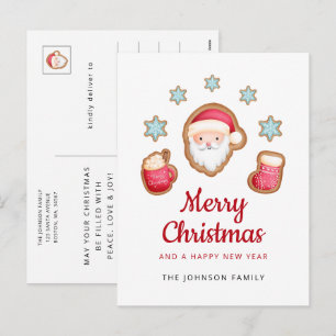 Cartes Pour Fêtes Annuelles Mare Santa Claus Joyeux Noël