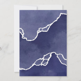 Cartes Pour Fêtes Annuelles Marées côtières bleues